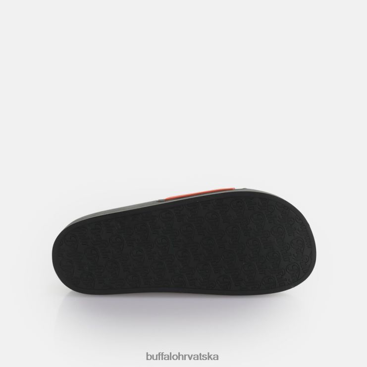 crno Buffalo lake bold platform slide vegan |slajdova TDD6T193